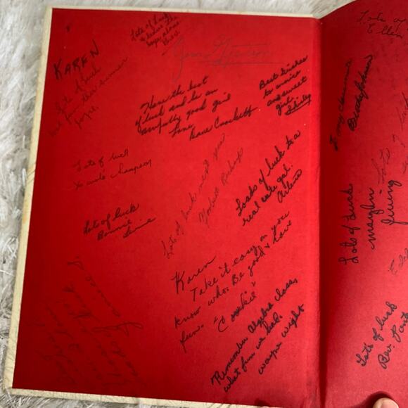 Worthington Minnesota Trojans 1951 Year Book Cream Leather - Picture 6 of 6